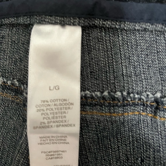 Like new-Elastic Waist Cropped Jeans - Picture 3 of 4